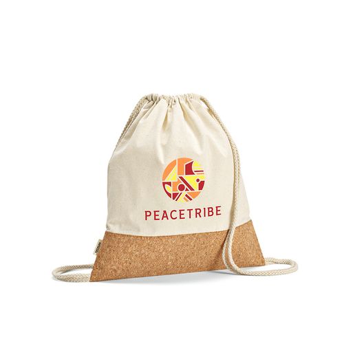 Sac à cordon Orizaba rCOTON 180 g/m² et liège - 8