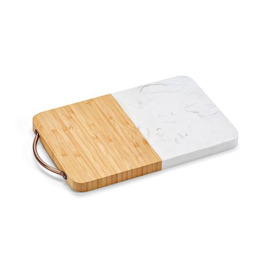 TABLA DEGAS DE MÁRMOL Y BAMBÚ. CON ASA METÁLICA PARA COLGAR