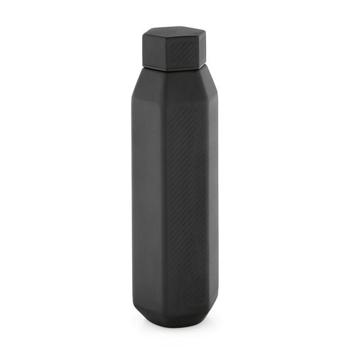 Gourde Hexagul rInox 530ml.Double paroi, étanche.Forme hexagonale