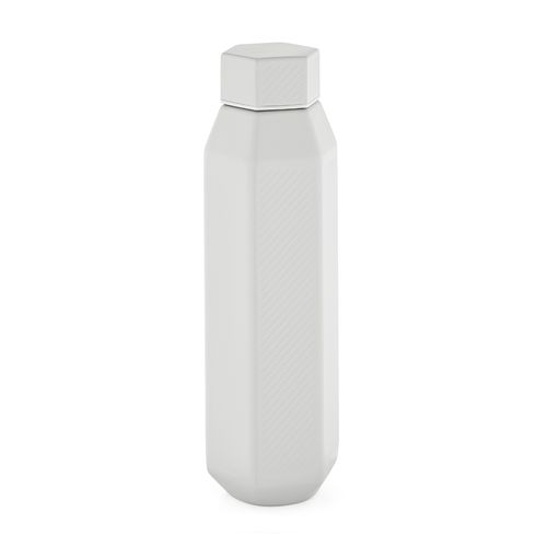 Botella Hexagul; rInox, 530 ml. Doble pared  hexagonal, hermética