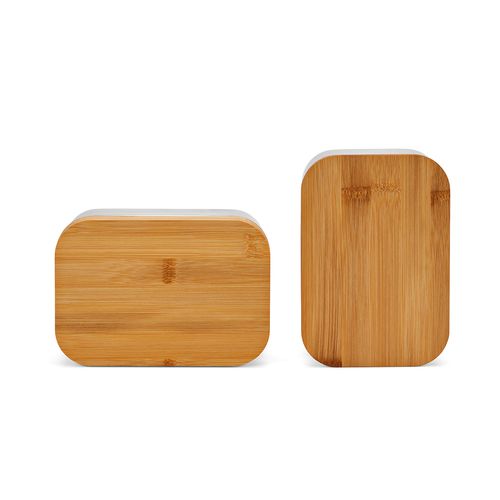Boîte repas Vermeer rInox1480 ml, couvercle et couverts en bambou