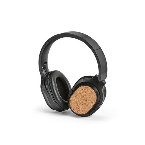 Casque sans fil Faraday en rABS & liège, 400mAh, autonomie 8h.