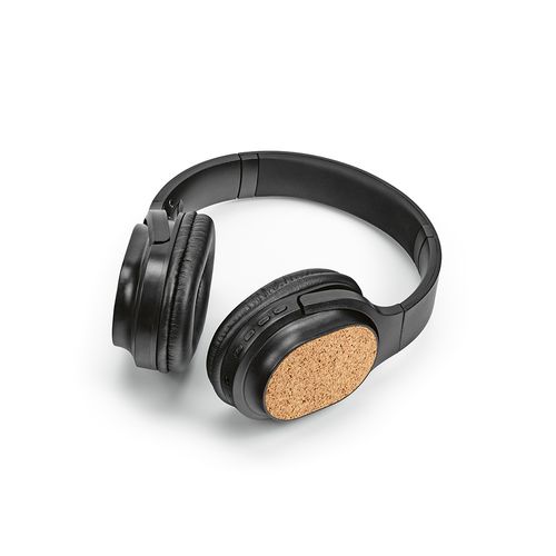 Casque sans fil Faraday en rABS & liège, 400mAh, autonomie 8h.