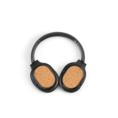 Casque sans fil Faraday en rABS & liège, 400mAh, autonomie 8h.