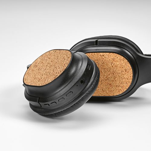 Casque sans fil Faraday en rABS & liège, 400mAh, autonomie 8h. - 6