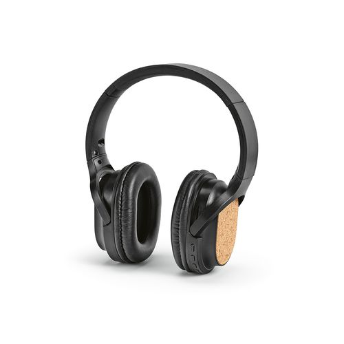 Casque sans fil Faraday en rABS & liège, 400mAh, autonomie 8h.