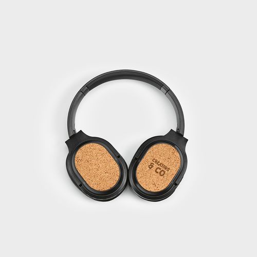 Casque sans fil Faraday en rABS & liège, 400mAh, autonomie 8h.