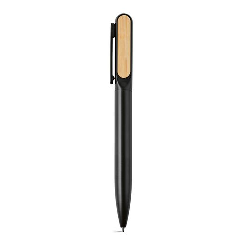 Stylo Plato en aluminium recyclé, encre bleue 1 km Dokumental®