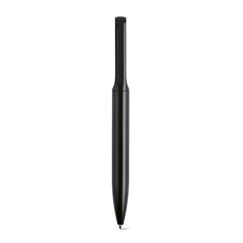 black Bolígrafo Plato de rAluminio. Tinta Dokumental® azul de 1 km