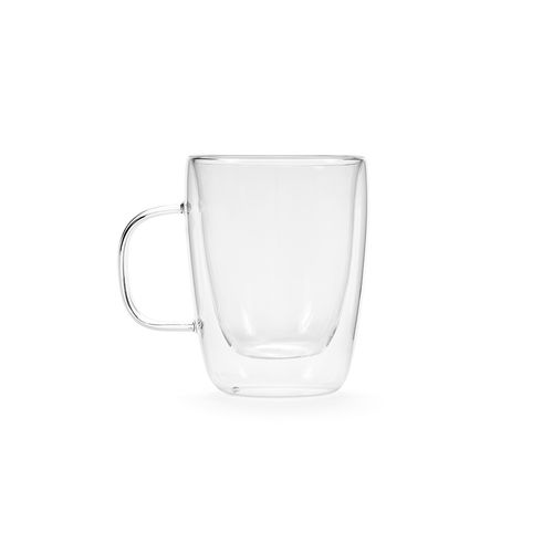 Taza Elbe 350 de vidrio de borosilicato. 300 ml