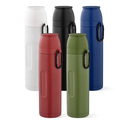 Thermos Flinders inox 1080 ml. 2 gobelets et mousqueton