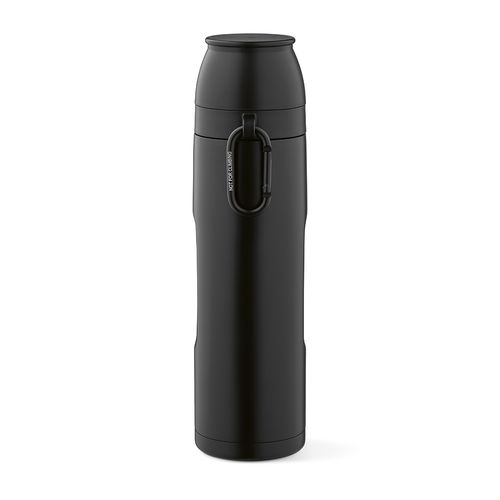 Termo Flinders;  de rInox,  1080 ml. Incluye 2 tazas y mosquetón