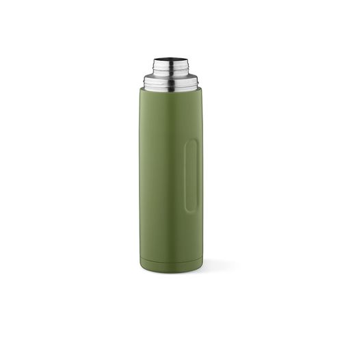 Termo Flinders;  de rInox,  1080 ml. Incluye 2 tazas y mosquetón