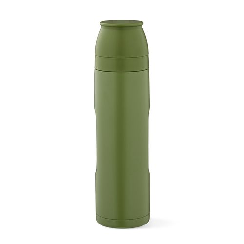 Termo Flinders;  de rInox,  1080 ml. Incluye 2 tazas y mosquetón