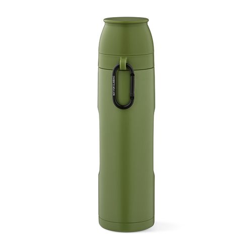 Thermos Flinders inox 1080 ml. 2 gobelets et mousqueton
