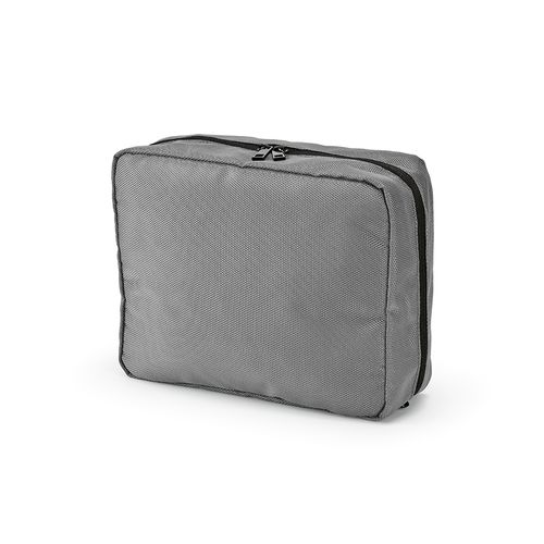gray Neceser Venice de 4,5 l de rPET y revestimiento PU. Para colgar