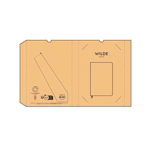 Carnet Wilde couverture rigide rPU, 196p 80g/m²