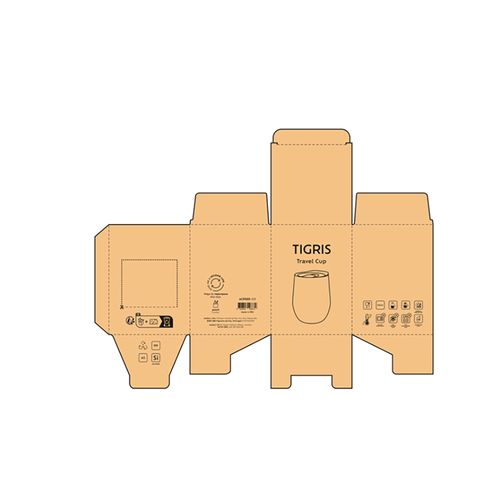 Gobelet de voyage Tigris rSS 320ml. Double paroi, avec couvercle - 8