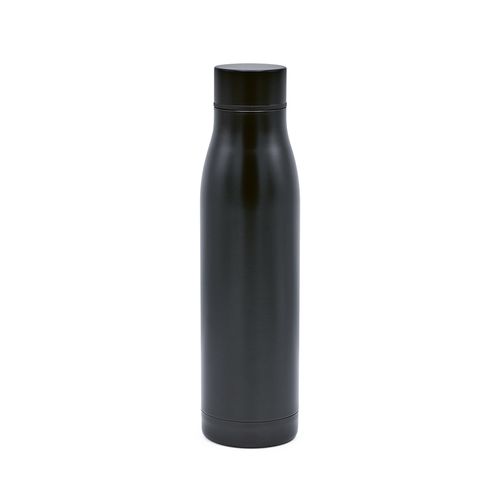 black Botella Acuara; de rInox, 630 ml. Doble pared y hermética