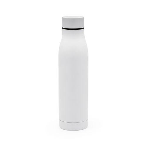 white Botella Acuara; de rInox, 630 ml. Doble pared y hermética