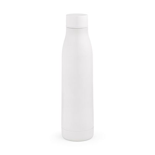 white Botella Acuara; de rInox, 630 ml. Doble pared y hermética