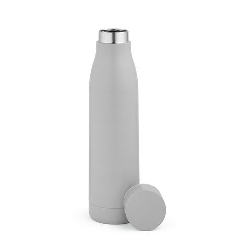 plateado Botella Acuara; de rInox, 630 ml. Doble pared y hermética
