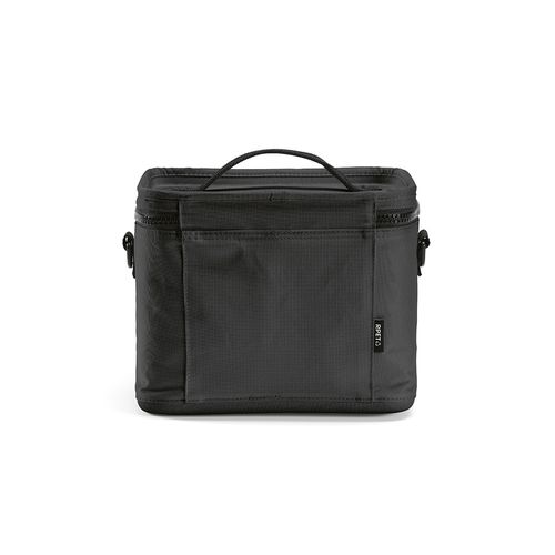 black Nevera Munich L; 10 l de rPET 600D. Cierres termoinyectados