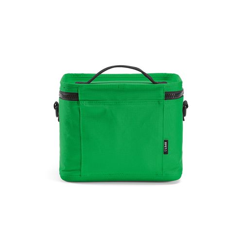 green Nevera Munich L; 10 l de rPET 600D. Cierres termoinyectados