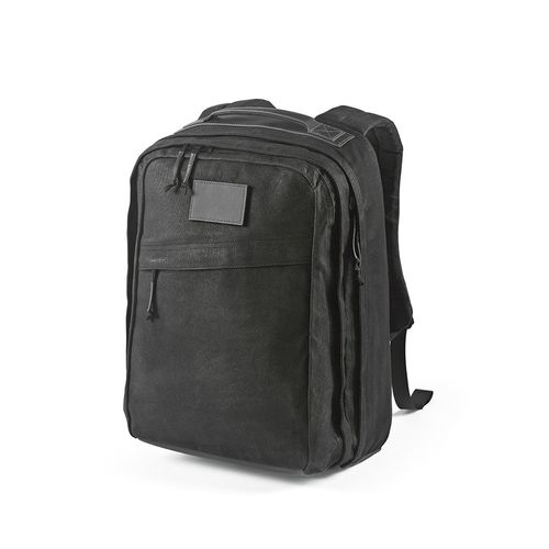 MOCHILA CAPE TOWN; 27L,  ALGODÓN RECICLADO 230GSM. PORTÁTIL 17