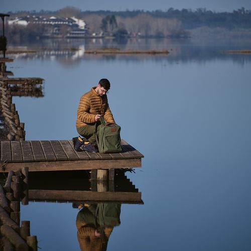 Mochila Cape Town; 27L,  algodón reciclado 230gsm. Portátil 17