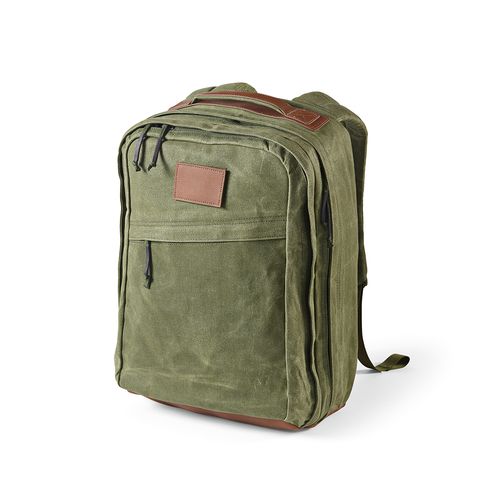 ejército verde Mochila Cape Town; 27L, algodón reciclado 230gsm. Portátil 17