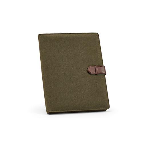 CARPETA ELIOT A4 DE RCOTTON. CON 64 HOJAS FSC® Y CIERRE DE RPU