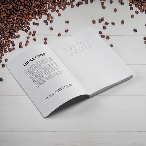 Carnet Doyle couverture en marc de café, 196p 80g/m² - 8