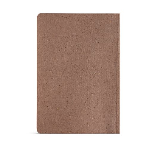 Carnet Doyle couverture en marc de café, 196p 80g/m²