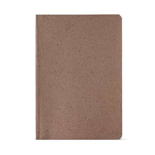 Carnet Doyle couverture en marc de café, 196p 80g/m²