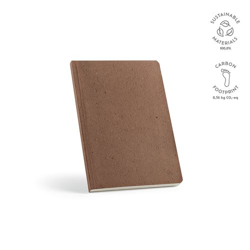 Carnet Doyle couverture en marc de café, 196p 80g/m² - 2