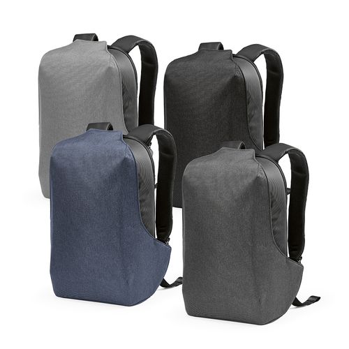 Sac à dos Abrantes 20L rPET. Fermeture TSA et tissu anti-coupures.