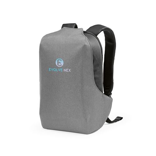 Sac à dos Abrantes 20L rPET. Fermeture TSA et tissu anti-coupures.