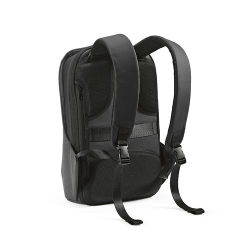 gris oscuro Mochila Abrantes; 20L de rPET. Cierre TSA y tejido anti corte