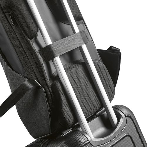 Sac à dos Abrantes 20L rPET. Fermeture TSA et tissu anti-coupures.