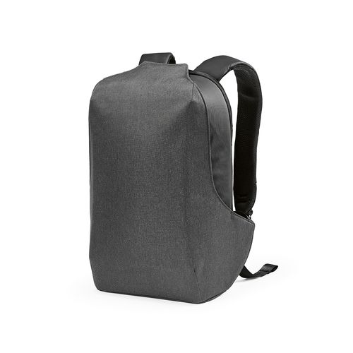 gris oscuro Mochila Abrantes; 20L de rPET. Cierre TSA y tejido anti corte