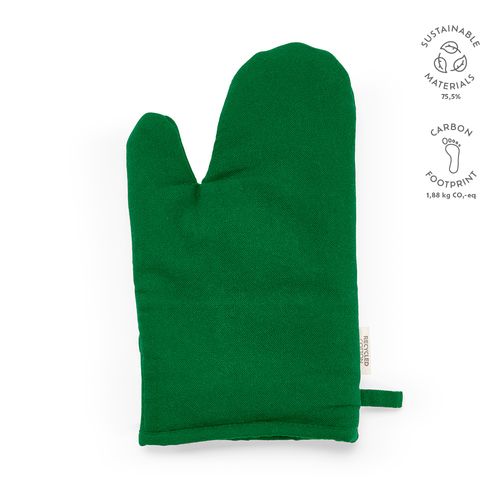 green Manopla de cocina Titian en algodón reciclado de 220 gsm