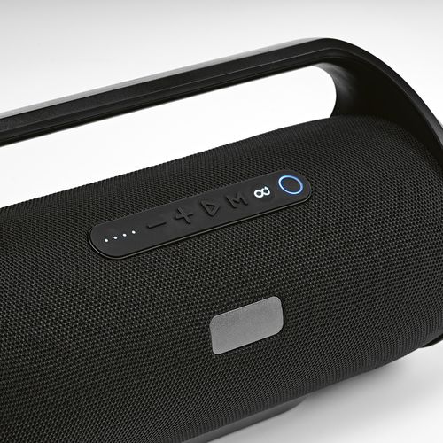 black Altavoz Newton rABS de 6000 mAh. Hasta 5 horas de autonomía. IPX5