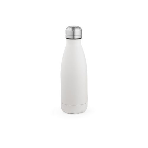 white Botella Mississippi 450 ;rInox de 430 ml. Doble pared y hermética
