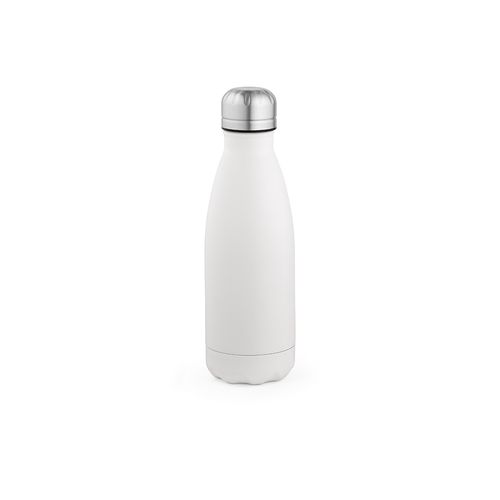 white Botella Mississippi 450 ;rInox de 430 ml. Doble pared y hermética