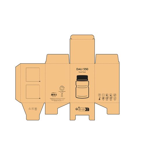 Termo Dali 500; rInox, 570 ml. Doble pared. Con cuchara plegable