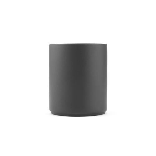 gris oscuro Taza de cerámica Tiber 350. 350 ml . Acabado mate.