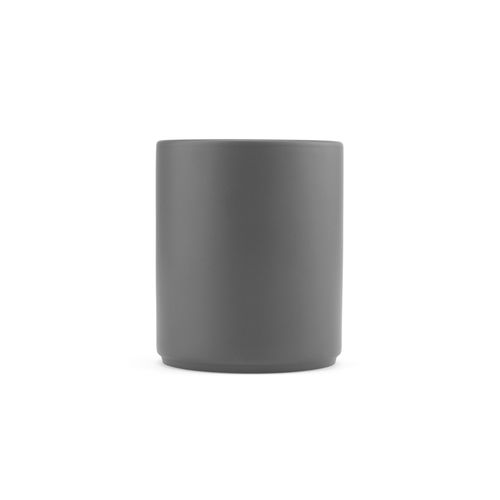 gris oscuro Taza de cerámica Tiber 350. 350 ml . Acabado mate.