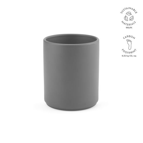 gris oscuro Taza de cerámica Tiber 350. 350 ml . Acabado mate.