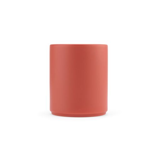 rojo mate Taza de cerámica Tiber 350. 350 ml . Acabado mate.